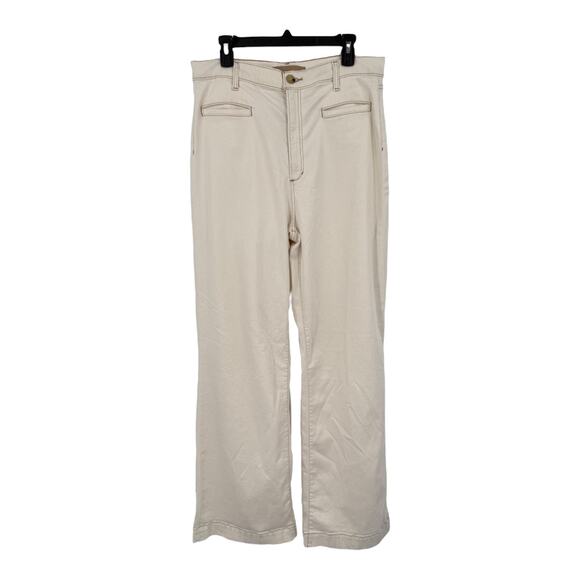 Joe's Jeans The Kate high rise wide leg beige size 33 - Picture 1 of 6